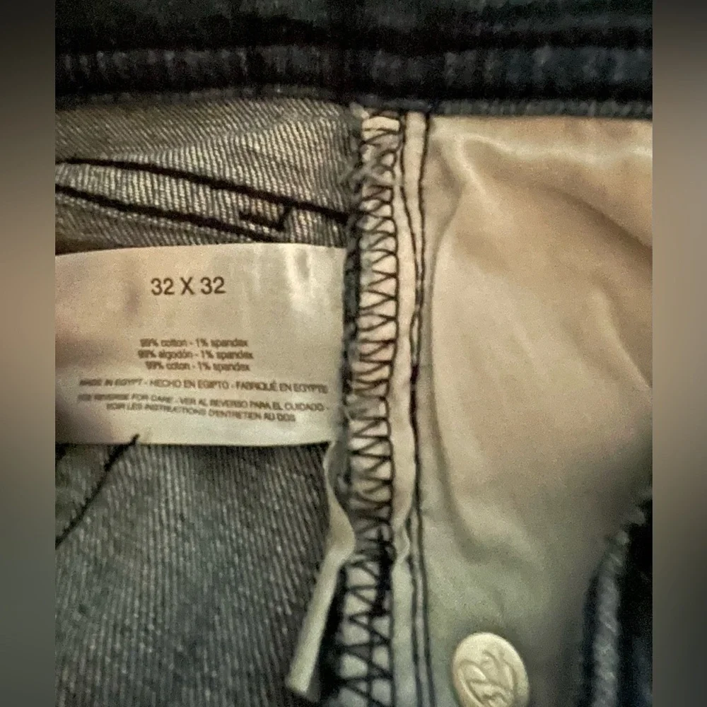 NWT Chaps Blue Slim Straight-Leg Jeans with Classic Fit 32x32